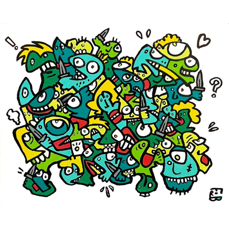 Vandeta Painting by Frob | ArtMajeur