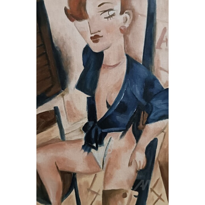 Woman With Raised Leg. Painting by Irina Oleynik | ArtMajeur