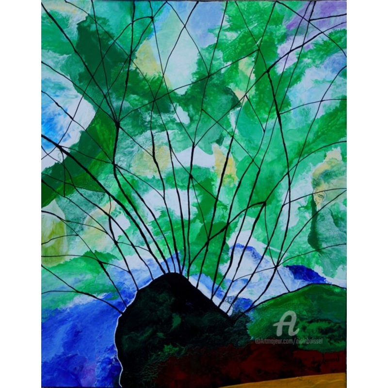 Au Bord De La Rivire Painting by Alain Boissel | ArtMajeur