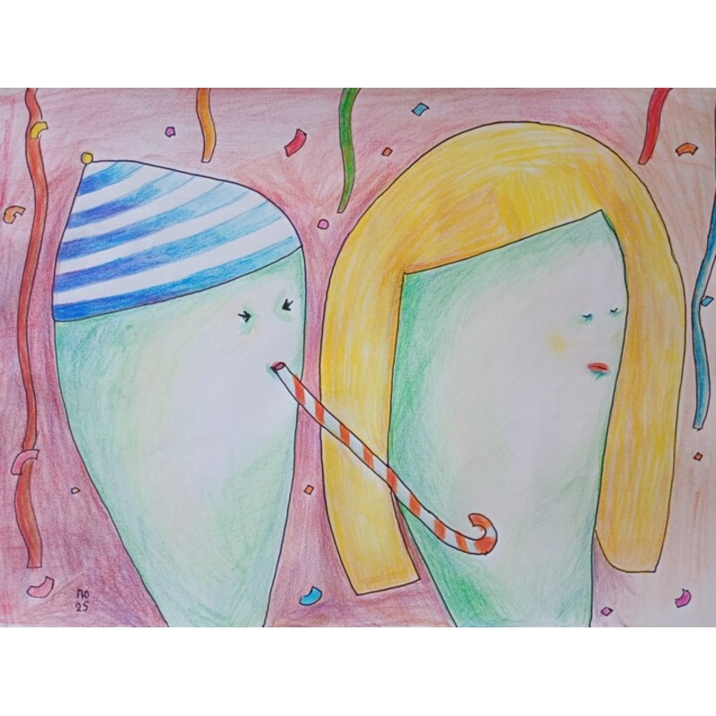 Celebration Drawing by Pavlo Ponomarenko | ArtMajeur