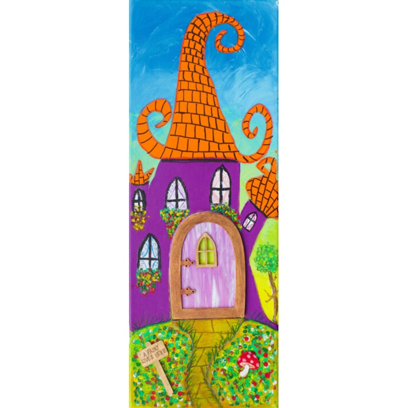 Chateau Fantastique Painting by Maguie Mesguich | ArtMajeur
