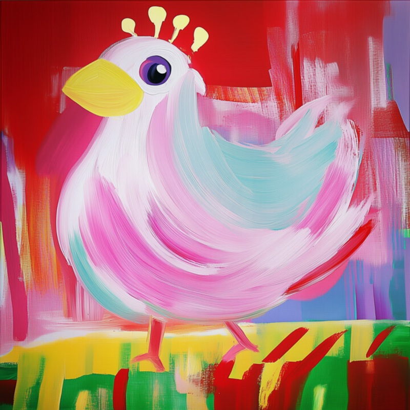 Chicinita Painting by Kristina Kalle | ArtMajeur