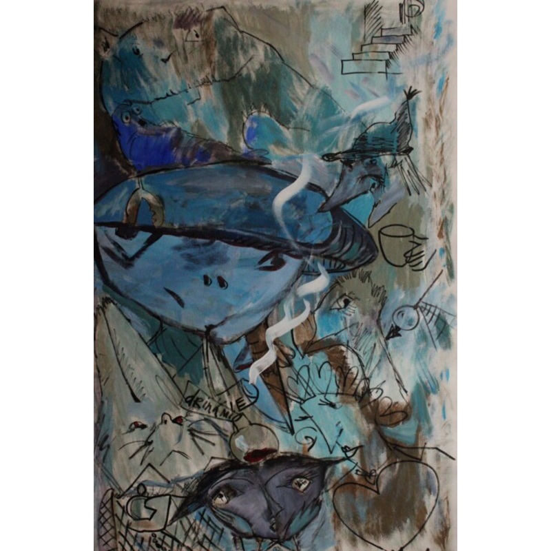 Curiouser And Curiouser! Painting by Mikhey Chikov | ArtMajeur
