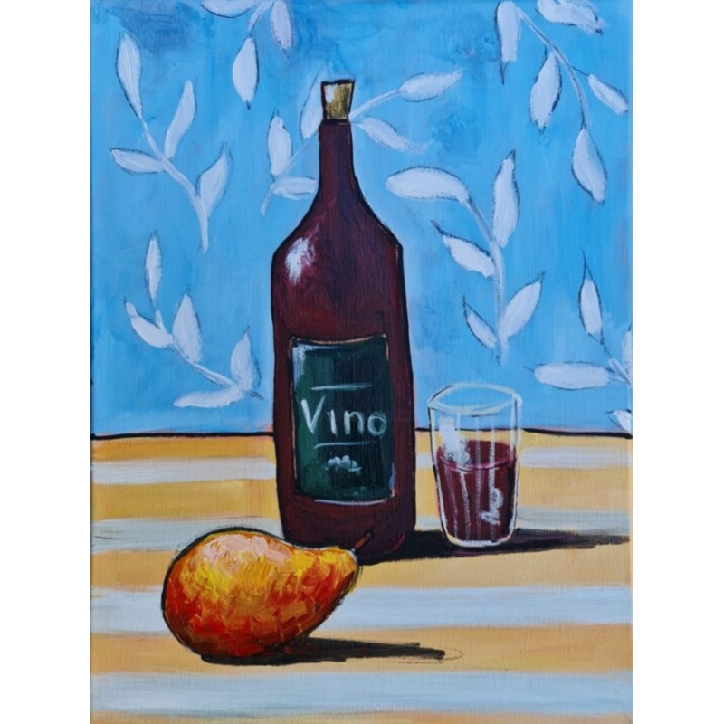 Momento Di Piacere Painting by Adriana Bandini | ArtMajeur