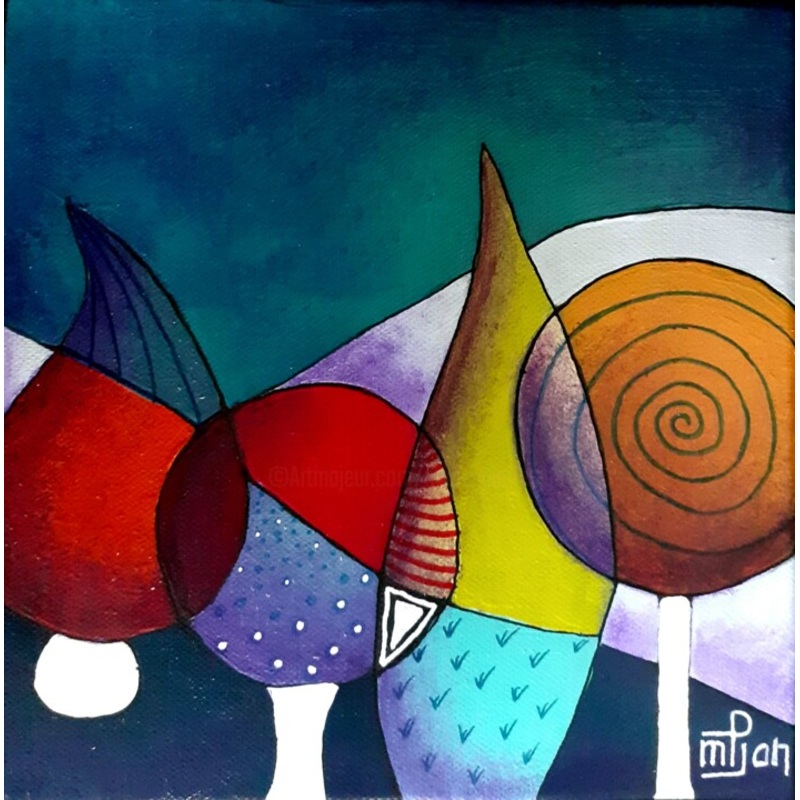 N2 Painting by Marie-Pierre Jan | ArtMajeur