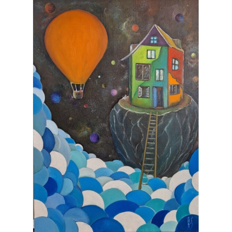 Seul  Deux Painting by Ralph.S | ArtMajeur