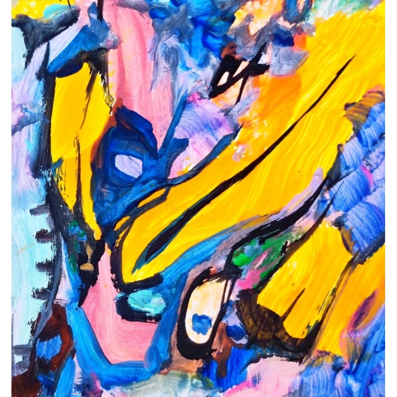 Subliminal Naive Yellowrotica – 13 Painting by Milto Sideris | ArtMajeur