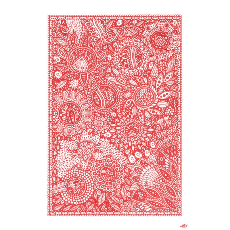 Surreal Pattern N.52 Painting by Veronika Demenko | ArtMajeur