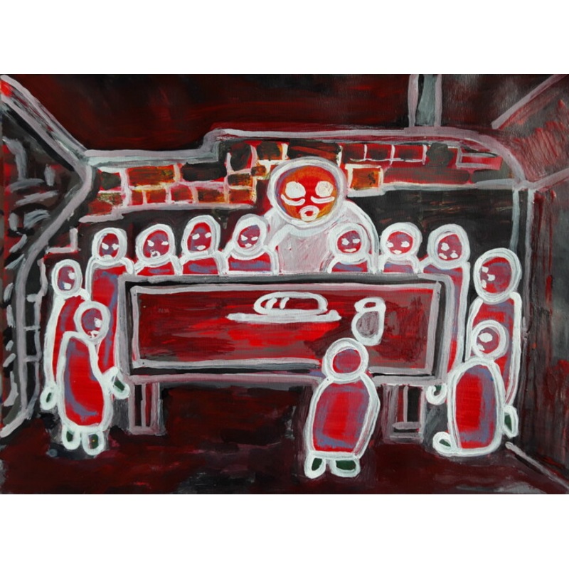 The Lord Supper Painting by Sven W. Dahlke | ArtMajeur