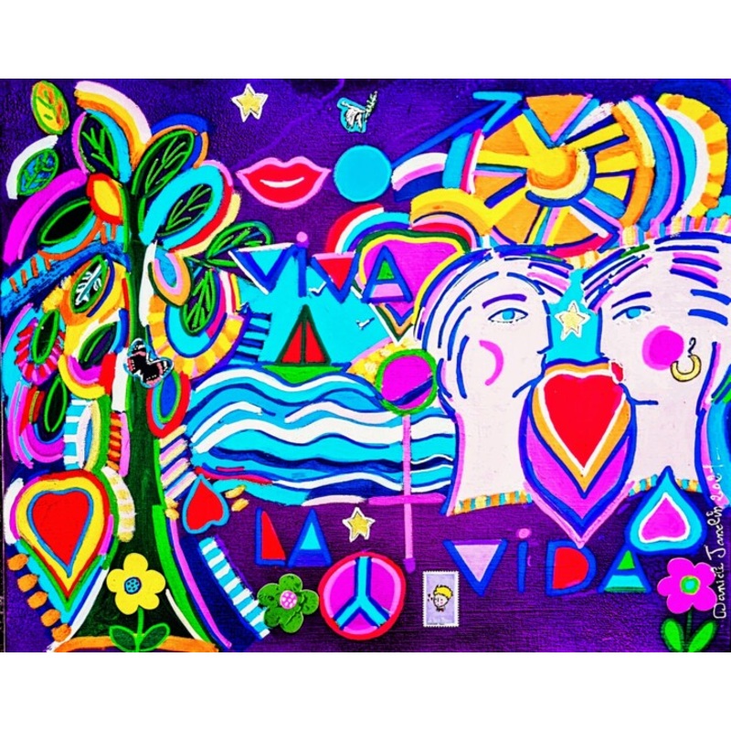 Viva La Vida. Painting by Daniele Jasselin | ArtMajeur