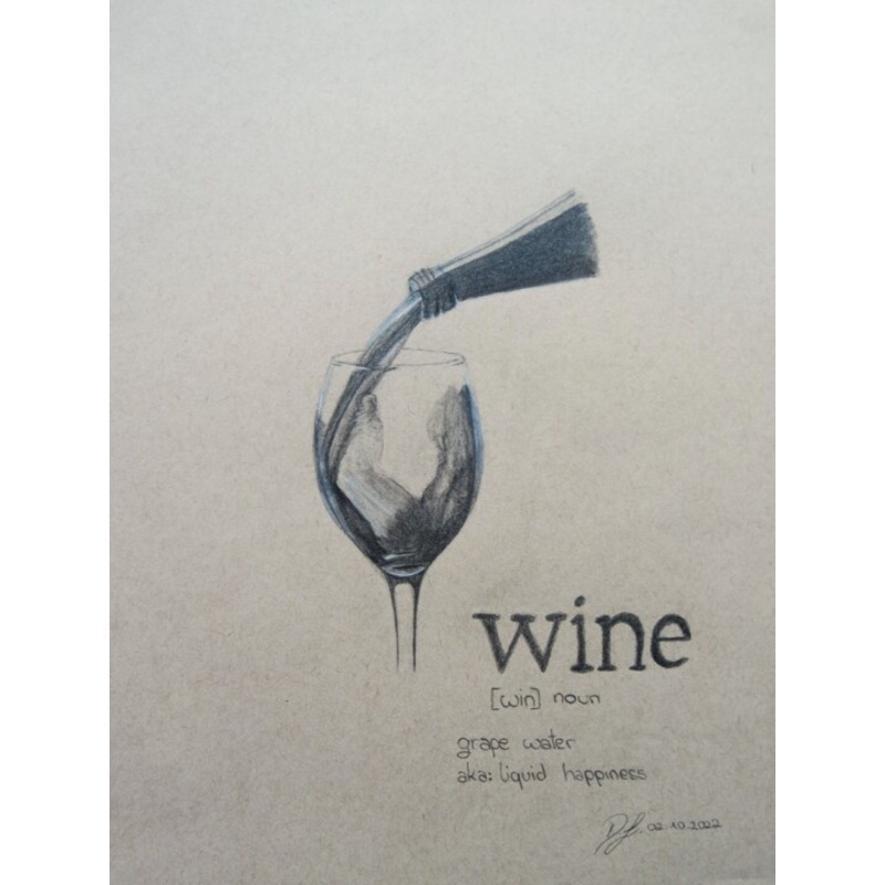 Wine Painting by Darja Samoylovich | ArtMajeur