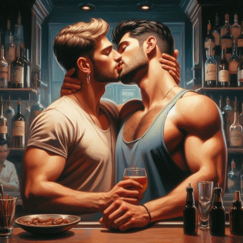 Vlad & Dimitri Painting by Anthony Wittaker | ArtMajeur