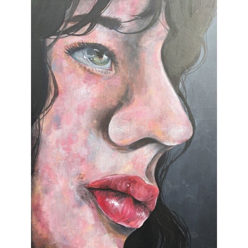Zwischen Schweigen Und Sprechen Painting by Helena-Joline Sailer | ArtMajeur