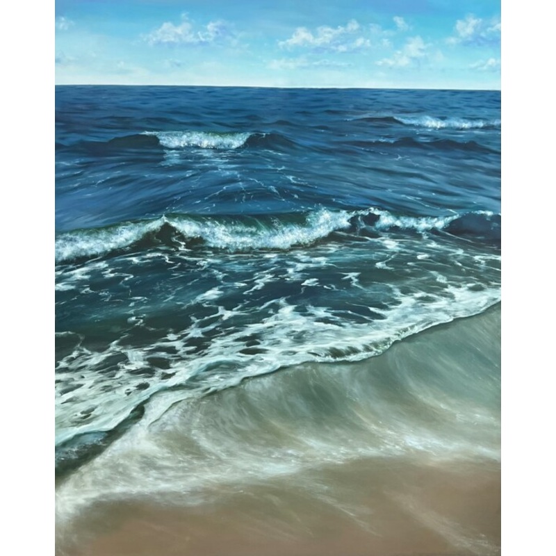 Waves Of Patara Painting by Valeria Ocean | ArtMajeur
