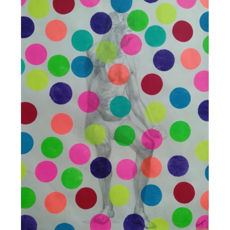Yayoi Kusama 11 Painting by Kyrylo Bondarenko | ArtMajeur
