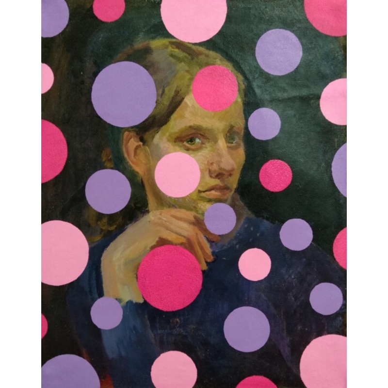 Yayoi Kusama 38 Painting by Kyrylo Bondarenko | ArtMajeur