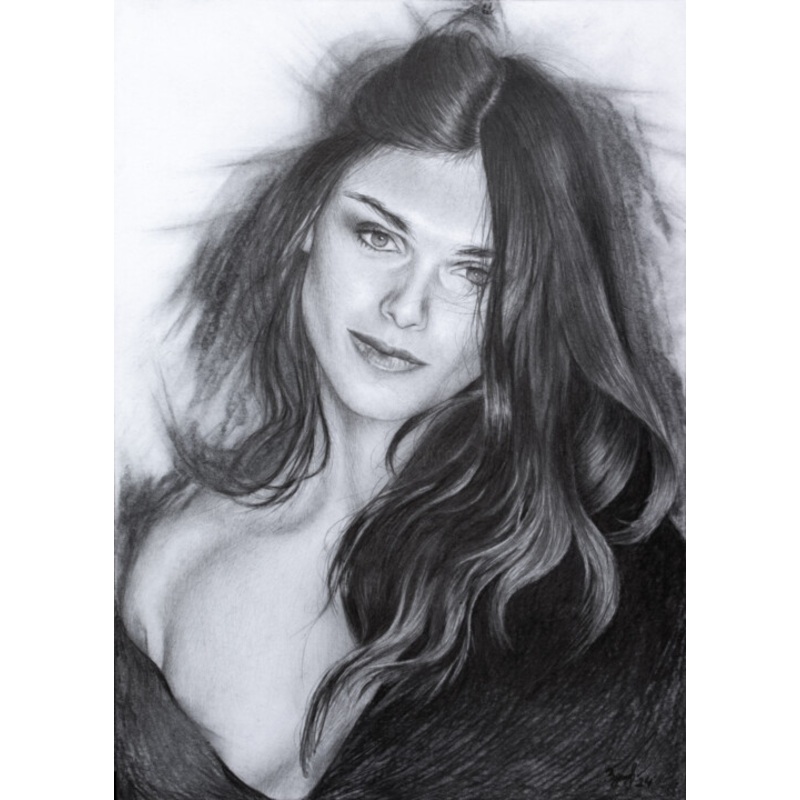 A Girl From Your Memories Drawing by Olha Zdorovets | ArtMajeur