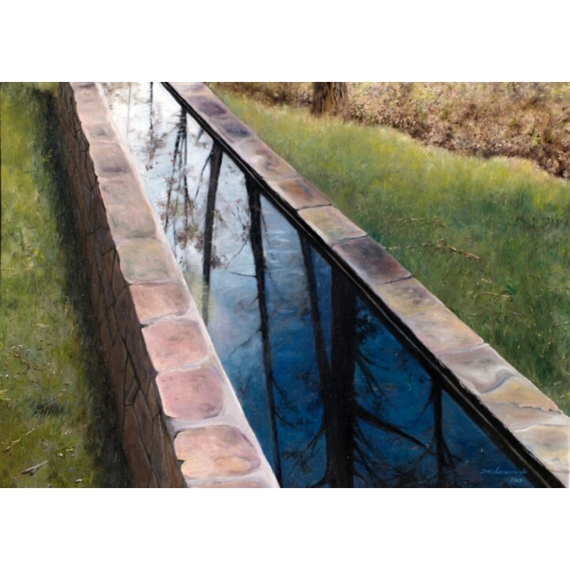 Abrevadero Painting by Carlos De La Encarnacin | ArtMajeur