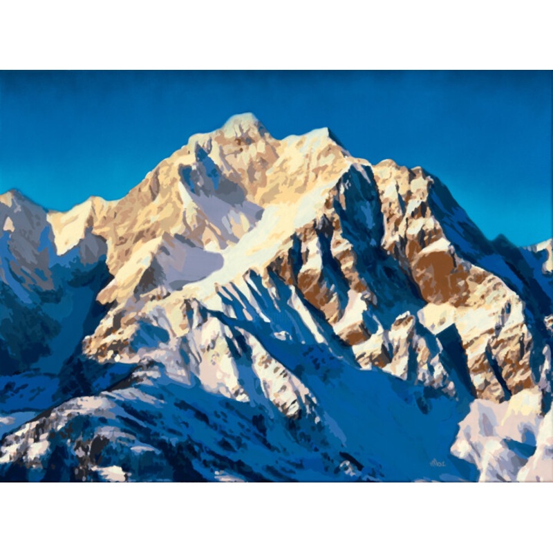 Alps #1 Painting by Marco Barberio | ArtMajeur