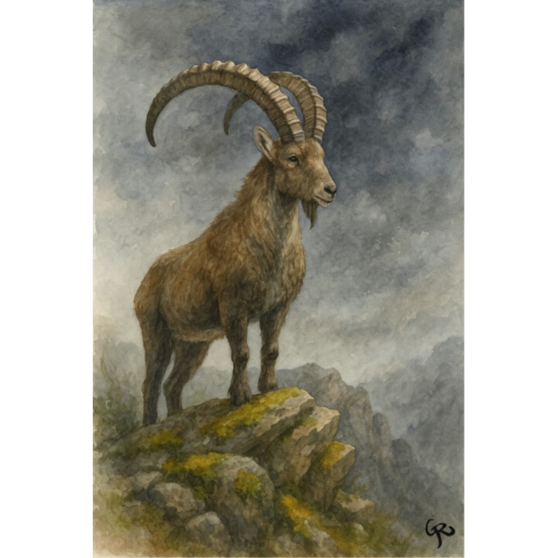 Alpine Lookout Painting by Genifer Daz Rojas | ArtMajeur