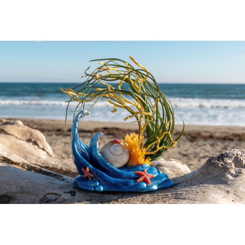 World Ocean Collection. Pacific Ocean Sculpture by Yuliia Khovbosha | ArtMajeur