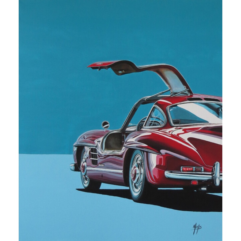 300 Sl Painting by Guillermo Antonio Montes | ArtMajeur