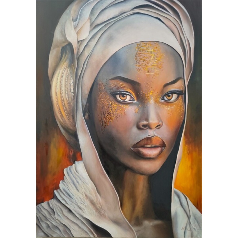 African Girl Painting by Natalya Pyankova | ArtMajeur