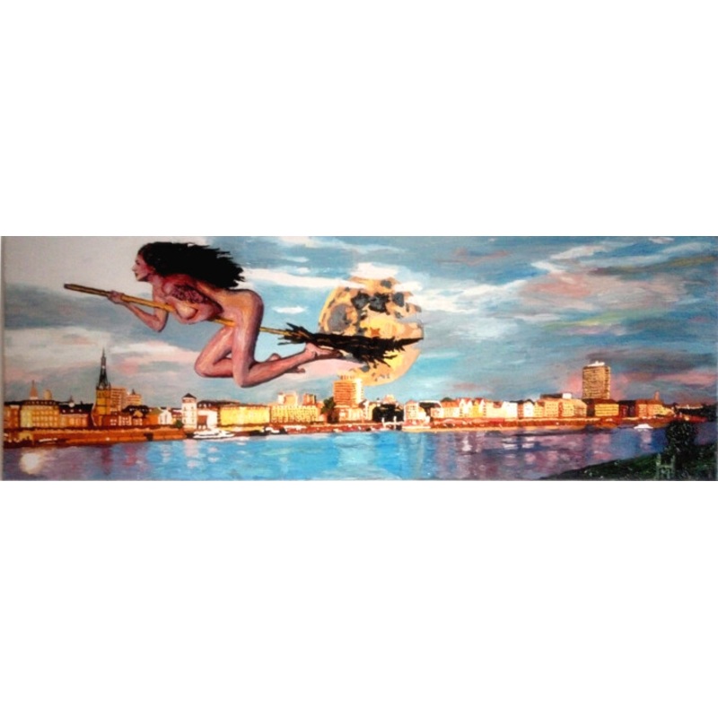Walpurgis Night At Dsseldorf Painting by Mark Herzog | ArtMajeur