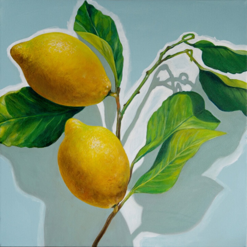 Amalfi Zitronen 2 Painting by Klaus Keck | ArtMajeur