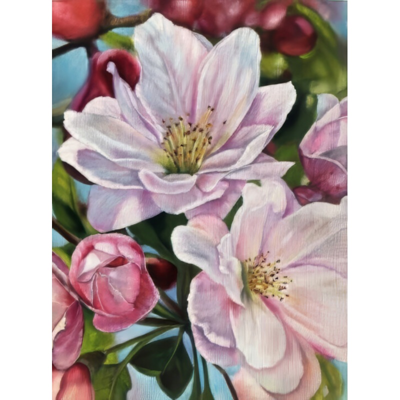 Whispers Of Bloom Painting by Sultan Aubekerov | ArtMajeur