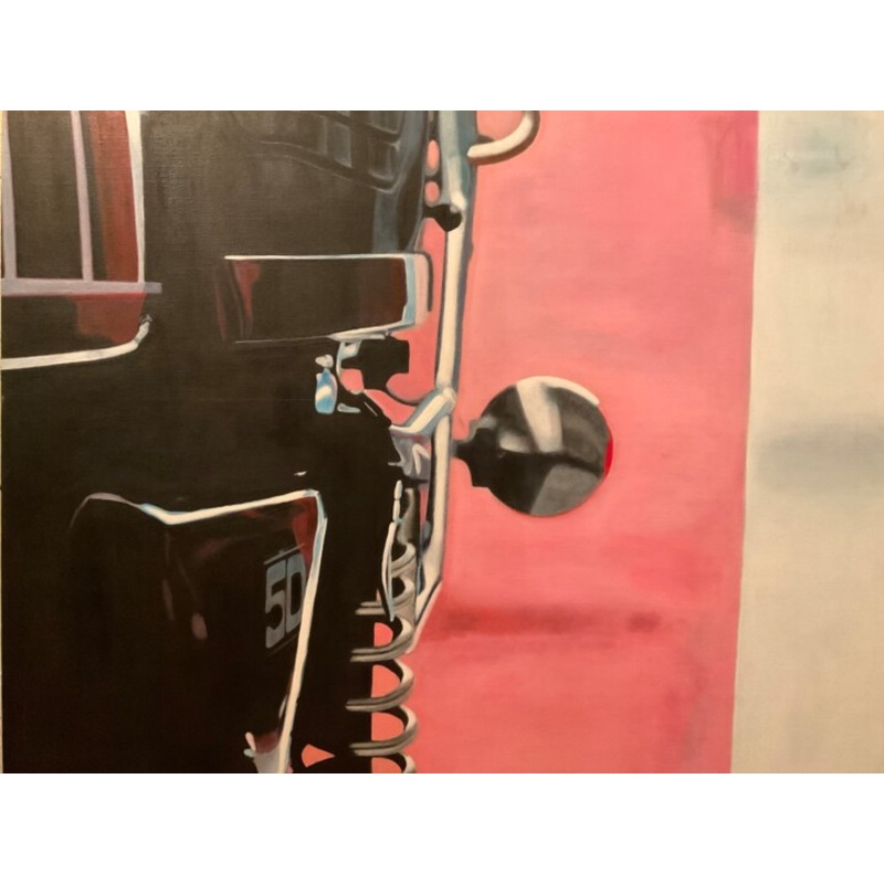 Yamaha Rd  50 Painting by Gilbert Duchamp | ArtMajeur