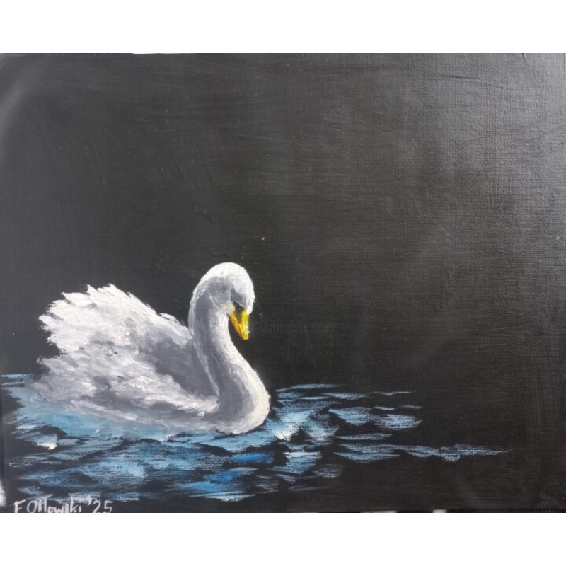 W wietle Ksiyca Painting by Franciszek Otowski | ArtMajeur