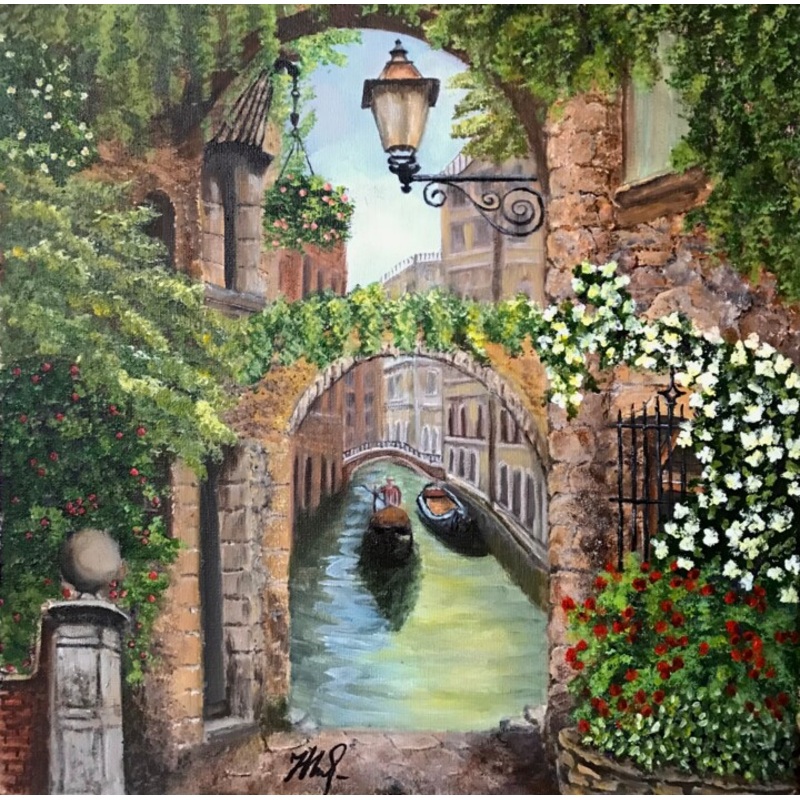 Whispers Of Venice Painting by Natalia Glazunova | ArtMajeur