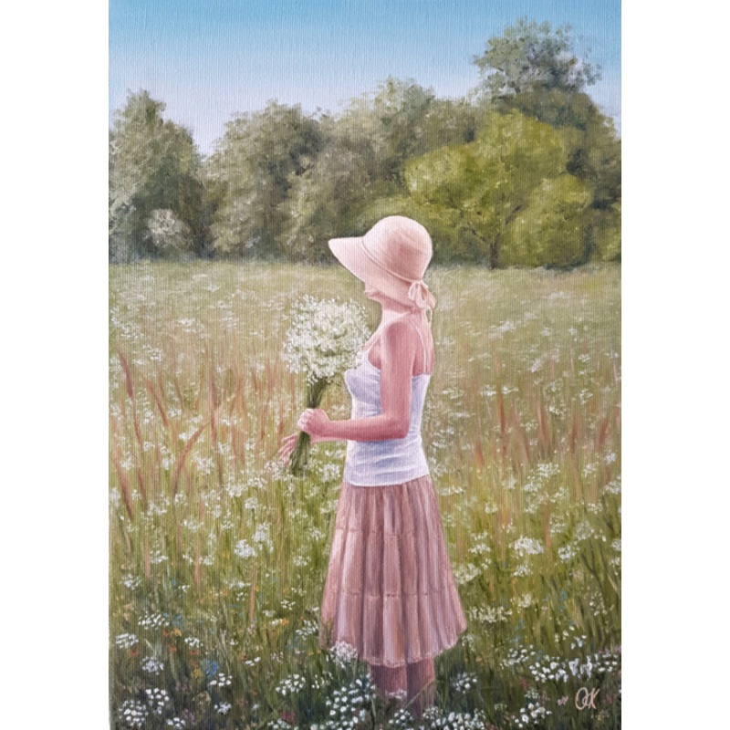 | En Plein Air | In Natur Painting by Olha Krasko | ArtMajeur