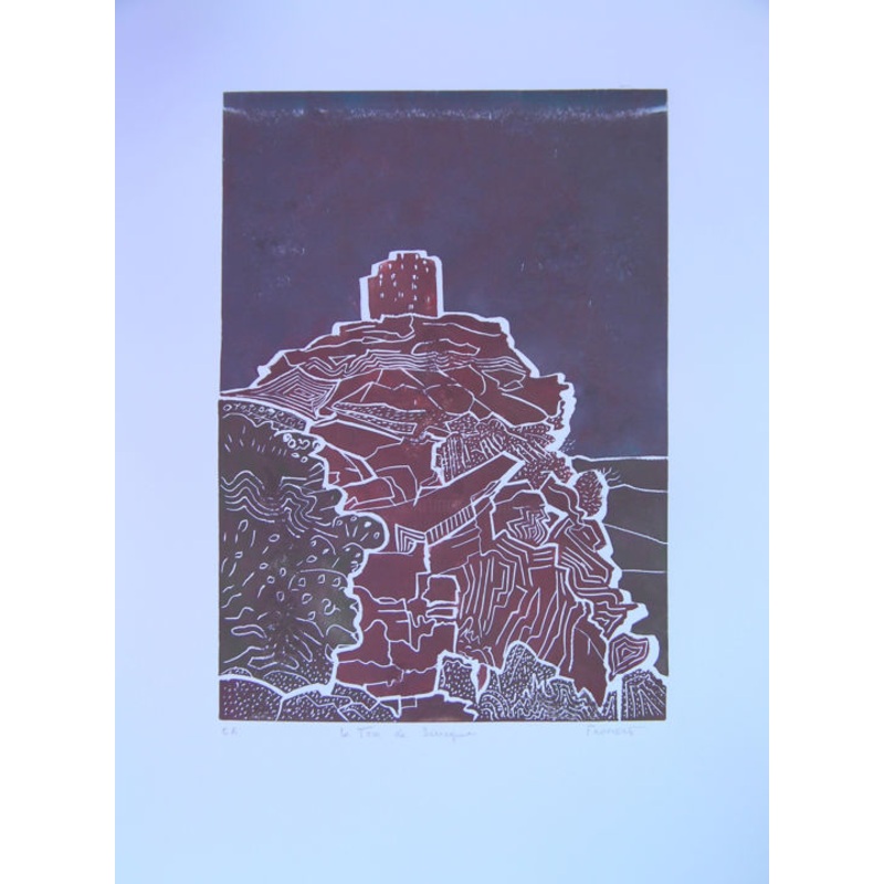 La Tour De Seneque Ref. 120A 10/10 Printmaking by Michle Froment | ArtMajeur