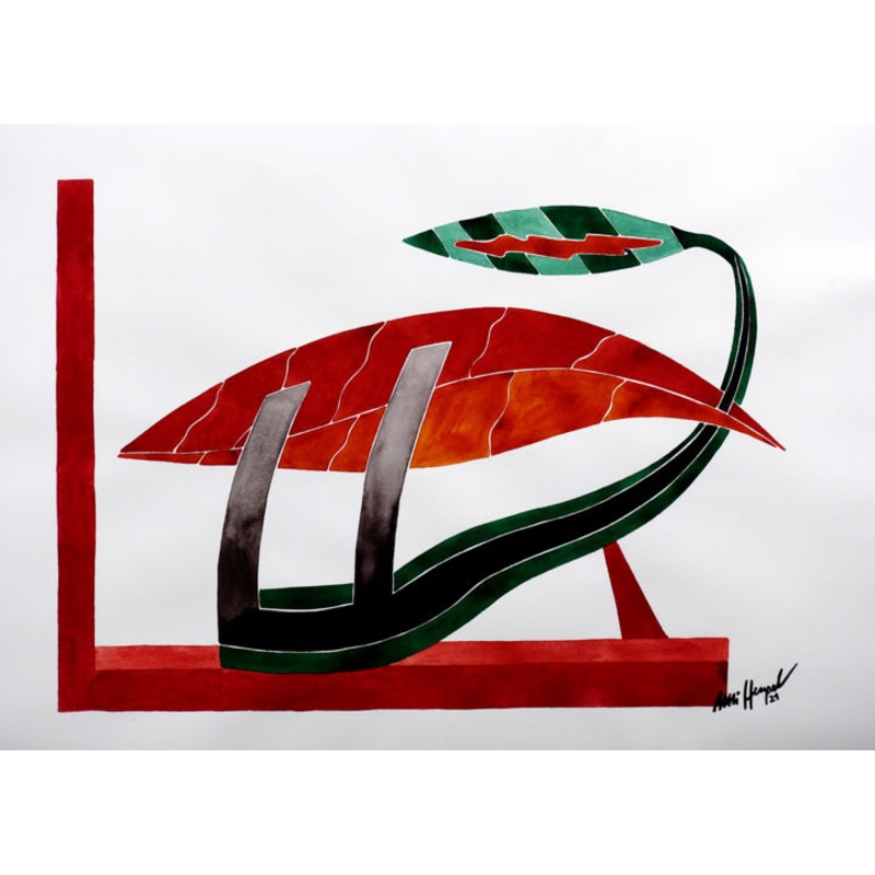 21 / Viii Ohne Titel (Aber Bequem) Painting by Ulli Heupel | ArtMajeur