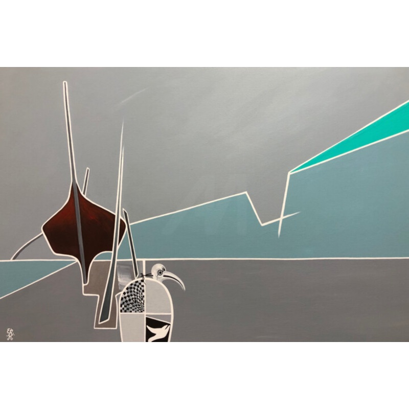 ”L’envol” Or ”A Special Place #3” Painting by Elodie M. Richard | ArtMajeur