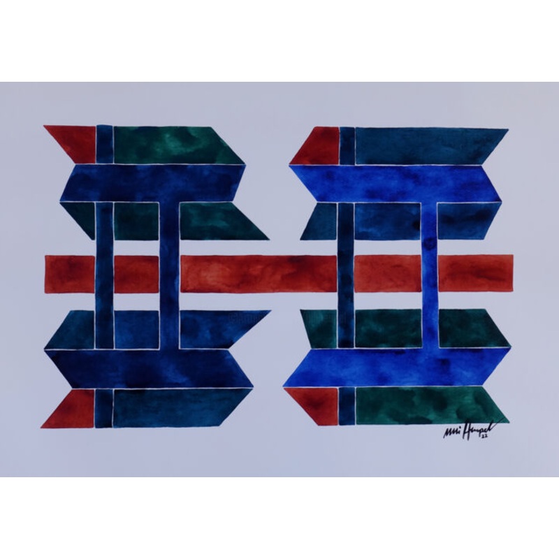 22 / X Painting by Ulli Heupel | ArtMajeur