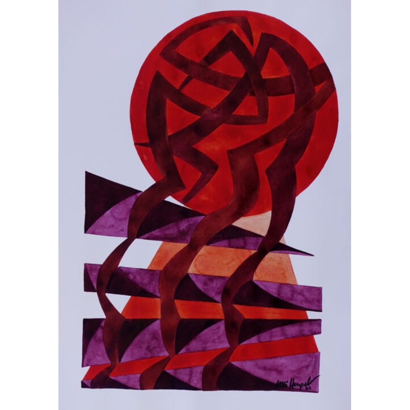 22 / Vii Painting by Ulli Heupel | ArtMajeur