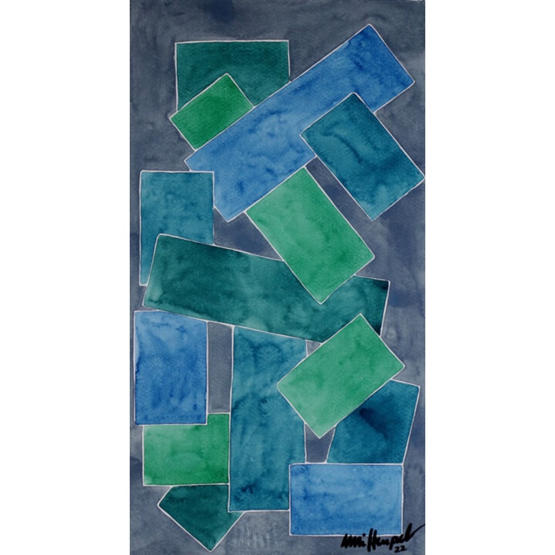 22 / Xxv Painting by Ulli Heupel | ArtMajeur