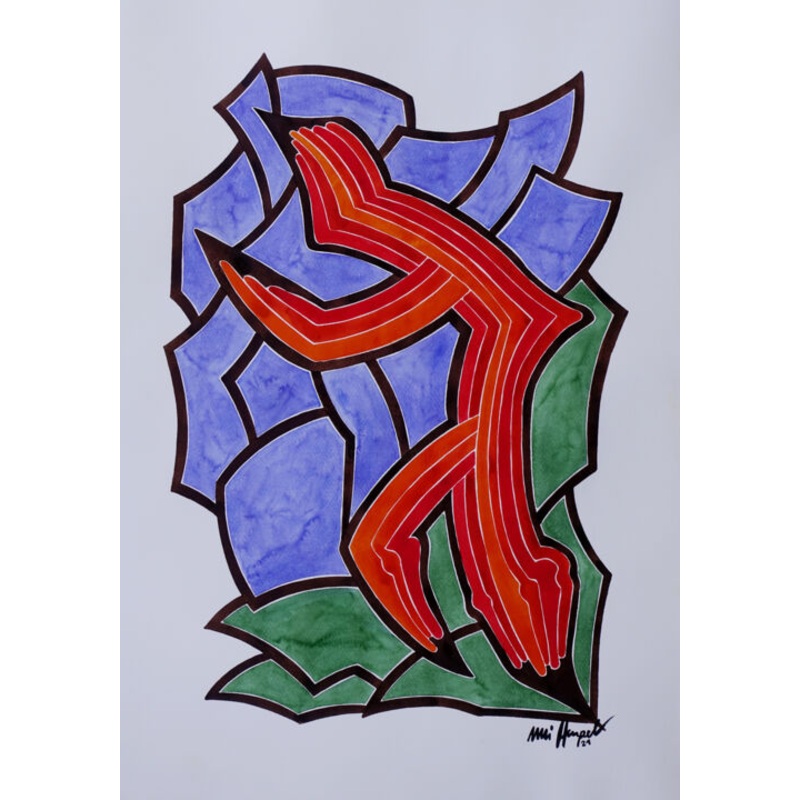 21 / Xxi (Auf Dem Weg) Painting by Ulli Heupel | ArtMajeur
