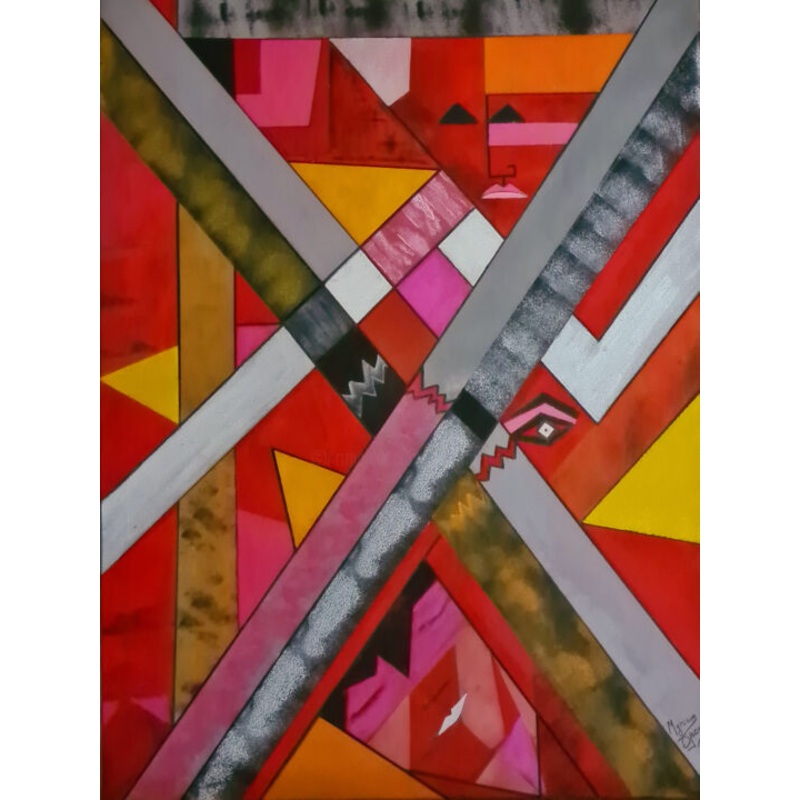 Wound 2 Painting by Myriam Djaouk | ArtMajeur