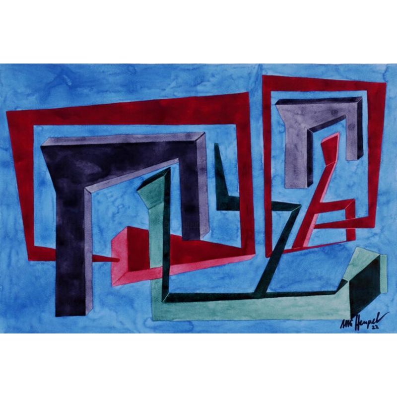22 / Xii Painting by Ulli Heupel | ArtMajeur