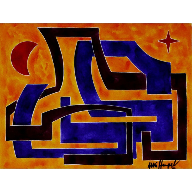 22 / Xviii Painting by Ulli Heupel | ArtMajeur