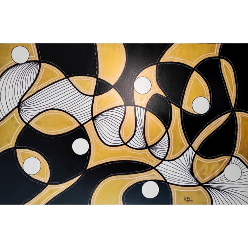 Les Sept Anneaux De Visions  Painting by R.P. De Laroque | ArtMajeur