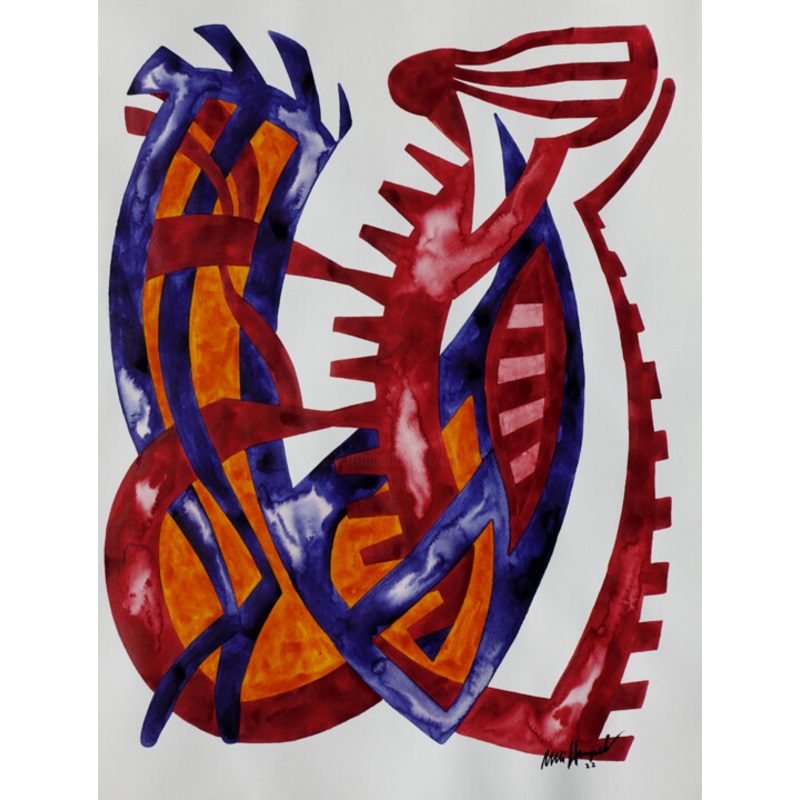 22 / Lxxvii Painting by Ulli Heupel | ArtMajeur