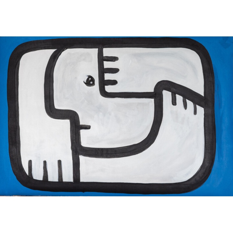 Yoga. Position Number One Painting by Pavlo Ponomarenko | ArtMajeur