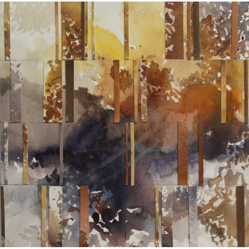 4X4/20X20/2023 N17 Painting by Raymond Guibert | ArtMajeur