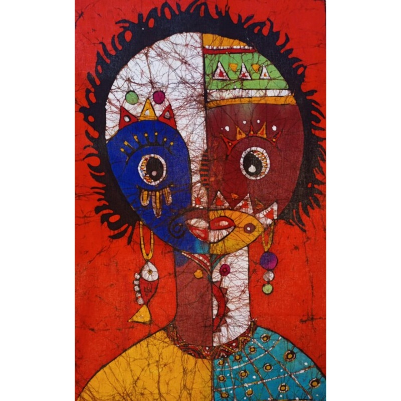 Woman Abstract Painting Abstract Woman  Painting by Jafeth Moiane | ArtMajeur