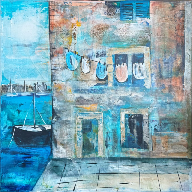 Zwischen Salz Und Seife Painting by Marlis Schedler (schemaart) | ArtMajeur